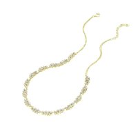 Silver Rose ketting CH2254G