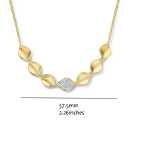 Silver Rose ketting CH2267G