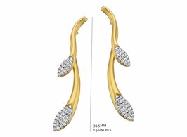 Silver Rose Oorbellen EA2295GB