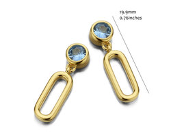 Silver Rose Oorbellen EA2315MC