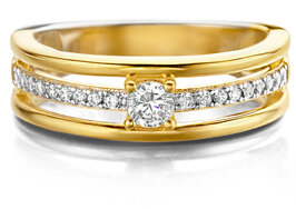 Silver Rose Ring R2218G