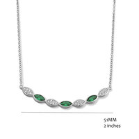 Silver Rose ketting CH2304GR