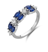 Silver Rose ring R2302BLU