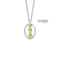 Orage ketting AW157 peridot citrine