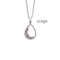 Orage ketting AW074 rood