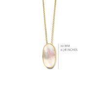 Silver Rose ketting P2338GMOP