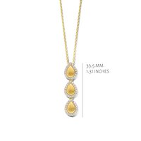 Silver Rose ketting P2385GB