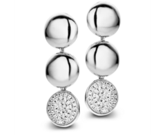 Silver Rose Oorbellen EA480W