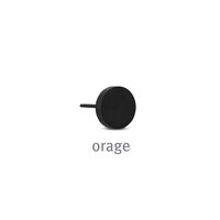 Orage Oorring AW281 heren staal zwart