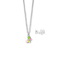 Orage Kids Ketting K2513 Vlinder Multicolor