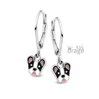 Orage Kids Oorbellen K2793 hond zwart