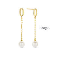 Orage Oorbellen AW260 verguld geel