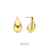 18 karaat gouden oorbellen Aucielle AE0156B druppel MEDIUM