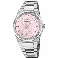 Festina Dameshorloge F20052/3 Swiss Made Rivé roze