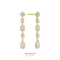 18 karaat gouden oorbellen Aucielle AE0197C