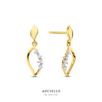 18 karaat gouden oorbellen Aucielle AE0270C