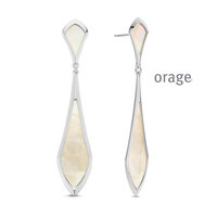 Orage Oorbellen BA347 parelmoer