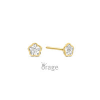 9 karaat Gouden Oorbellen Orage Kids K2950 Bloem