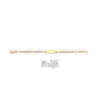 9 karaat Gouden Armband met Naamplaatje Orage Kids K2657