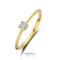 18 karaat gouden ring Aucielle AR0131D met briljant
