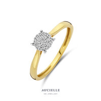 18 karaat gouden ring Aucielle AR0123D met briljant