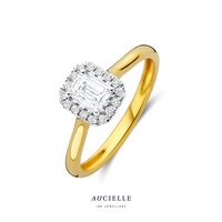 18 karaat gouden ring Aucielle AR9029K labgrown diamant