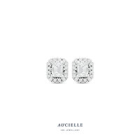 18 karaat gouden oorbellen Aucielle AE9007K labgrown diamant