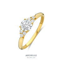 18 karaat gouden ring Aucielle AR9027A labgrown diamant