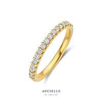 18 karaat gouden ring Aucielle AR9021A labgrown diamant
