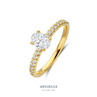 18 karaat gouden ring Aucielle AR9016A labgrown diamant